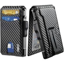 Umoven Wallet for Men - with Money Clip Slim Leather Slots Credit Card Holder RF