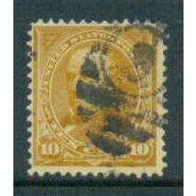 Used 283 10c Daniel Webster Barely Clears M05412