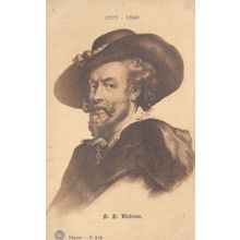 Rubens Painter Painting Portrait Rare Antique Postcard