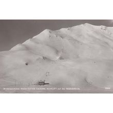 Austria Austrian Radstadter Tauern Pass Seekareck Aerial Real Photo Postcard