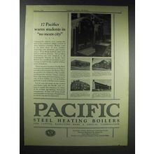 1929 Pacific Boiler Ad - Indianapolis Grade School