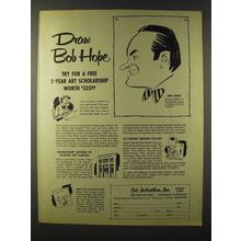 1955 Art Institution, Inc. Ad - Draw Bob Hope