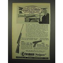 1955 Crosman Ad - 160 Pellgun Rifle; 150 Pistol