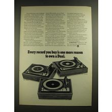 1970 Dual Turntables Ad - 1215, 1209, 1219
