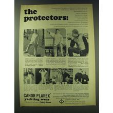 1970 Canor Plarex Yachting Wear Ad - The protectors