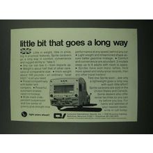 1970 Caravans International Imports Sprite Caravans Ad - Little Bit