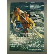 1977 Tampax Tampons Ad - Feel Free!