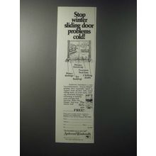 1979 Andersen Windowalls Ad - Stop Winter Sliding Door Problems Cold