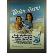 1980 Belair Cigarettes Ad - Belair Fresh!