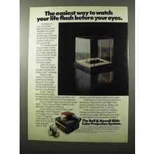 1980 Bell & Howell Slide Cube Projection System Ad