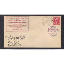 Event 1st Official Mail Dispatch 707 2c Washingtion (Unkn Cachet-Inked/A) CV0088