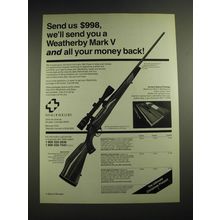 1984 Bank of Boulder Advertisement - Weatherby Mark V Rifle - Send us $998