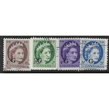 1954/1962 SG O202/O205 - fine used (o)