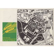 ICC Berlin 1977 Aerial Map German 1970s First Day Cover