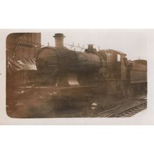 GWR Primrose Bulldog Class 4-4-0 Train Antique Real Photo Postcard