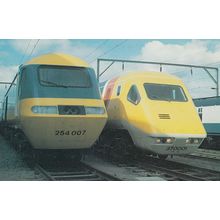 HST & APT Glasgow Shields Road Depot Train 1978 Postcard