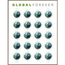 Global - Sheet of 20 Stamps - Earth Stamps Scott 4740
