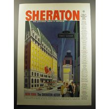1957 Sheraton-Astor Hotel Advertisement - New York