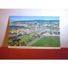 LAWNS AND PROMENADE, WESTON-SUPER-MARE, SOMERSET used postcard 1984 pm #