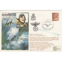 Stanford Tuck German Swastika Military Hand Signed Battle Of Britain FDC