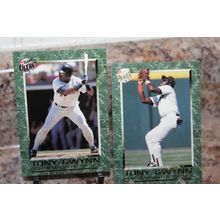 1992 fleer ultra baseball tony gwynn commemmorative series hof card#1 and 2