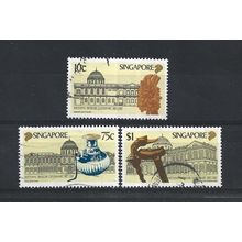 Singapore.Centenary of National Musuem set of 3.Fine Used.Jul25