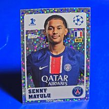 Topps Champions League Collection 2024/25 1st Sticker Senny Mayulu #240 PSG
