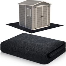 Haull Outdoor Storage Shed Floor Moat Waterproof Outdoor Carport Mat Thickened S