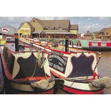 Staffordshire STOKE ON TENT Marina Postcard (Light Impressions)