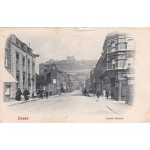 EC894 DOVER - CASTLE STREET. PRINTED POSTCARD
