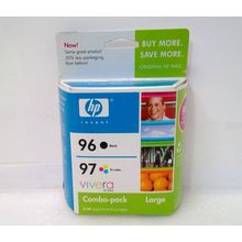 NEW Genuine HP 96 Black + 97 Tri-color Ink Combo Pack Cartridges EXPIRED 2008