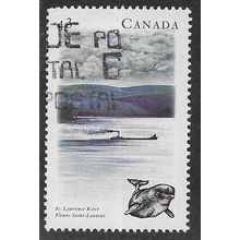 CAN 1993 43c 'RIVERS- ST LAWRENCE RIVER' (3RD SERIES) FINE USED (EBID71-271)