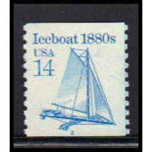 2134 14c Iceboat Very Fine MNH Dry Gum CNS 2 PA5936
