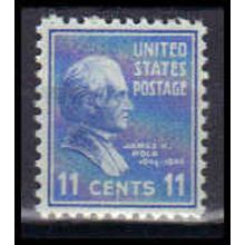 816 11c James Polk Fine MNH B0495