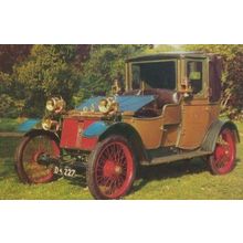 Lanchester 1908 British 20 HP Model Car Rare Photo Postcard