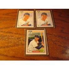 1987 Leaf, Candy City Team, 3-Cards, 2-TED WILLIAMS/STAN MUSIAL