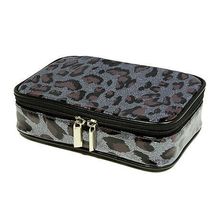 6-pc Set Cosmetic Bags - Pewter Leopard - BG-HM00005P-6