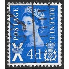 1958-67 Scotland Definitive - SG S2 4d Queen Elizabeth C5