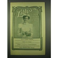 1902 Libby's Ox Tongue Ad - Libby's good things to eat