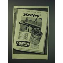 1942 Craven Mixture Tobacco Ad - Mastery