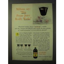 1958 Sunsweet Prune Juice AD - This Really Works