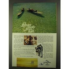 1968 United Airlines Ad - Let's Get Away From it All