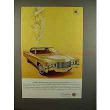 1970 Cadillac Coupe DeVille Car Ad - Masterful Approach