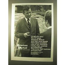 1970 American Mutual Ad - I'll Tell You Why!