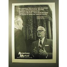 1970 American Mutual Ad - No Question!