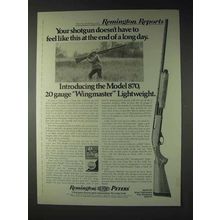 1972 Remington Model 870 Wingmaster Shotgun Ad