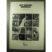 1977 AAHPER Ad - Get Moving, America!