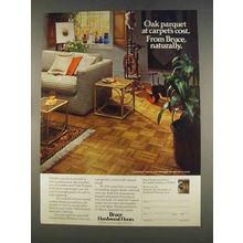 1977 Bruce Cumberland Oak Parquet Floor Ad