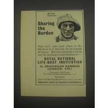 1959 Royal National Life-Boat Institution Ad - An Irish Coxswain