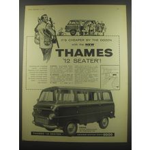 1958 Ford Thames 12 Seater Ad - It's cheaper by the dozen